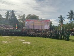 Bupati Luwu Utara membuka Secara Resmi kegiatan TMMD di Desa Pincara