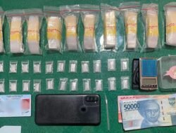 Satresnarkoba Polres Luwu Timur Mengamankan Terduga Pelaku Pengedar Narkotika Jenis Shabu di Towuti