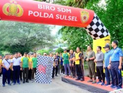 Polda Sulsel Gelar Olahraga Bersama TNI-Polri dan Kejaksaan dalam Rangka Hari Bhayangkara ke-79