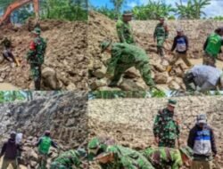 Satgas TMMD bersama Pemda Bantaeng Tinjau Progres Pembangunan Embung di Desa Barua