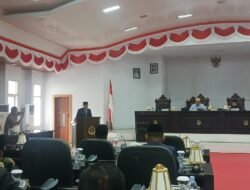 DPRD Luwu Utara Gelar Paripurna Dalam Rangka Penyerahan Rancangan Peraturan Daerah