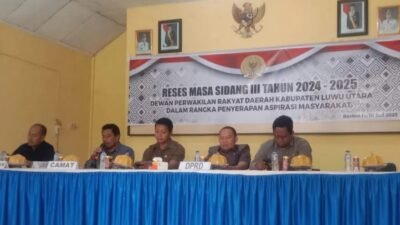 Anggota DPRD Luwu Utara Dapil V1(enam)Reses Masa Sidang III 2024-2025