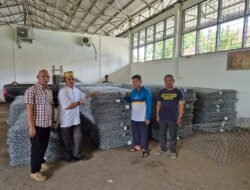 Ratusan Kawat Bronjong Siap Didistribusikan ke Lutra, Jasrum Sambangi Gedung Workshop BMBK Sulsel