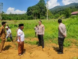 Dukung Program MBG, Kapolres Luwu Utara Tinjau Lokasi Pembangunan Dapur Sehat di Sabbang Selatan