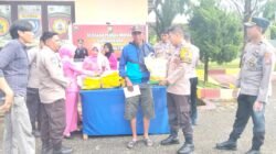 Polsek Burau Bersama Bhayangkari Menggelar Gerakan Pangan Murah