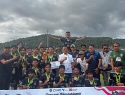 Kesebelasan Lakawali Pantai Raih Gelar Juara HUT RI ke-80 Lewat Drama Adu Penalti yang Mendebarkan
