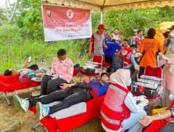 Polwan Polres Luwu Timur Menggelar Kegiatan Bakti Kesehatan dan Donor Darah Dihari Jadi Ke 77 Tahun 2025