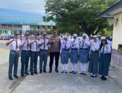 Wakapolres Luwu Utara Jadi Pembina Upacara di SMA Negeri 8