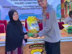 Polres Luwu Timur Gelar Gerakan Pangan Murah di Mangkutana, Bantu Masyarakat Dapatkan Harga Terjangkau
