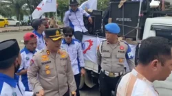 Kapolres Morowali Turun Tangan, Aksi Buruh FSPMI Berjalan Aman dan Damai