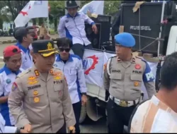 Kapolres Morowali Turun Tangan, Aksi Buruh FSPMI Berjalan Aman dan Damai