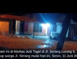 Warga Tutup Markas Judi Togel di Jl. Serang, Toraja Utara