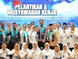 Bupati Lantik Pengurus Kerukunan Keluarga Bantaeng