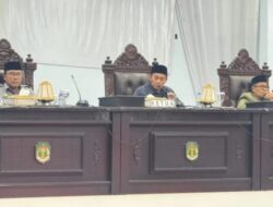 Ketua DPRD Luwu Utara Pimpin Sidang Pendapat Akhir Fraksi Tentang Ranperda APBD Perubahan TA. 2025