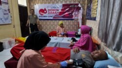 Dukung Program Kapolres Luwu Utara, Polsek Sabbang Gelar Donor Darah
