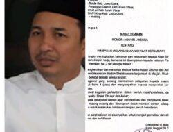 Bupati Andi Rahim Keluarkan Imbauan Salat Berjemaah di Masjid Bagi ASN Luwu Utara