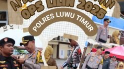 Polres  Luwu Timur Siagakan Personel Gabungan, Operasi Lilin 2025 Resmi Digelar