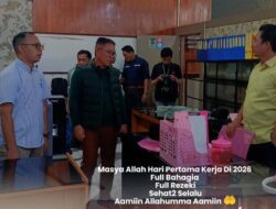 Hari Pertama Tahun 2026, Andi Rahim Sidak Sejumlah PD
