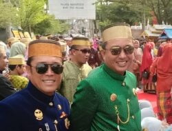 Bupati dan Wakil Bupati Luwu Utara Kompak Hadiri Puncak HPRL di Istana Kedatuan