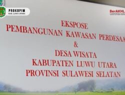Dinilai Paling Lengkap, Luwu Utara Ajukan Dokumen Pengembangan Kawasan Perdesaan ke Kemendes PDT