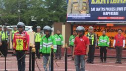 Apel Ojol Kamtibmas Sat Lantas Polres Luwu Utara “Mappatabe”, Perkuat Sinergi dan Budaya Tertib Berlalu Lintas