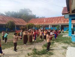 Jum’at Sehat Siswa Siswi UPT SDN 036 Rante Paccu Senam Bersama