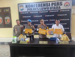 Satresnarkoba Polres Luwu Utara Tangkap Dua Terduga Pengedar Sabu