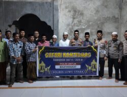 Safari Ramadhan Kapolres Luwu Utara Sambangi Wilayah Terpencil Secara Bergiliran