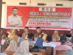 Temu Konstituen di Tadangpalie, Feri Saputra Serap Aspirasi Infrastruktur dan UMKM