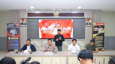 Polda Sulsel Gelar Konferensi Pers Ungkap Kasus Curas di Kab. Luwu, Pelaku Ditangkap di Minahasa