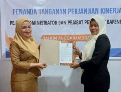 Komitmen Kinerja, Bapenda Luwu Utara Teken Perjanjian Kinerja 2026