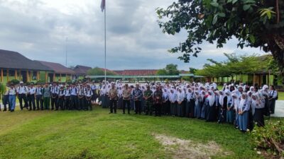 Bangun Kesadaran Sejak Dini, Pemerintah Kecamatan Baebunta Sosialisasikan Kamtibmas ke Pelajar