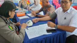 Peduli Kemanusiaan, Polres Luwu Utara Gelar Donor Darah di Polsek Masamba