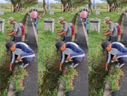 Pastikan Kebersihan Fasilitas Publik, Kepala Disporapar Pantau Langsung Pembenahan Lapangan Tamsis Masamba