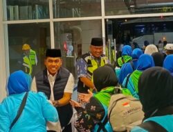 Bupati Wajo Jemput 384 Jamah Haji Kloter 4 di Bandara Hasanuddin