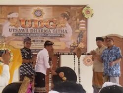 Membangun Generasi Hindu Berkarakter, Camat Angkona Resmi Buka Utsawa Dharma Gita 2026 di Desa Taripa