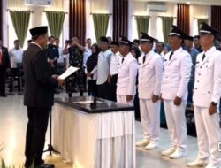 Empat Kepala Desa PAW Resmi Dilantik, Bupati Luwu Utara Tekankan Pelayanan dan Tata Kelola Desa yang Baik