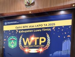 Raih WTP ke-16, Luwu Timur Diingatkan Fokus pada Efektivitas Belanja Daerah