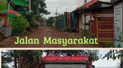 Proyek Penimbunan Pasar Desa Bahomakmur Menuai Protes, Mobil Besar Sempitkan Jalan dan Buat Licin