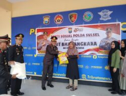 Polres Luwu Salurkan Bantuan Sosial dalam Rangka HUT Bhayangkara ke-80