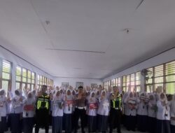 Police Goes to School, Satlantas Polres Luwu Tanamkan Budaya Tertib Berlalu Lintas kepada Ratusan Siswa Baru SMAN 12 Luwu