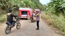 Sinergi Polisi, Warga, dan Damkar Berhasil Jinakkan Kebakaran Lahan di Bupon