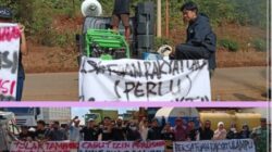 Warga Lalampu Gelar Aksi, Tuntut PT. CBP Laksanakan Empat Tuntutan Rakyat
