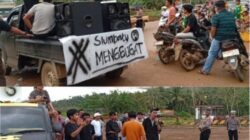 Warga Siumbatu dan Karang Taruna Gelar Aksi, Tuntut Reklamasi Pasca Tambang PT GMU 