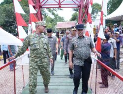 Bupati Wajo Resmikan Jembatan, Sampaikan Apresiasi Atas Bantuan Presiden Prabowo dan TNI