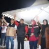 Bupati  Lepas Lomba Kreasi Lampu Lampion, Langit Wajo Nampak Indah Oleh Cahaya Warna Warni Dari Lampion
