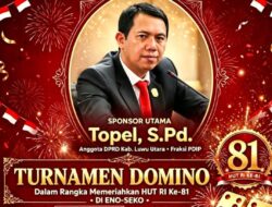 Anggota DPRD Luwu Utara Topel, Gelar Turnamen Domino Perdana di Seko ‎