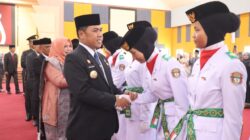 Bupati Wajo Kukuhkan 70 Paskibraka, Siap Sukseskan Upacara HUT ke-81 RI