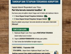 Aliansi MUAK Matangkan Aksi di Kejari Lutim, Targetkan 500 Massa