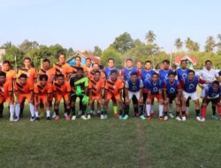 Semarakkan HUT ke-81 Kemerdekaan RI, Bhayangkara Luwu Utara FC dan APDESI Berbagi Angka 2-2